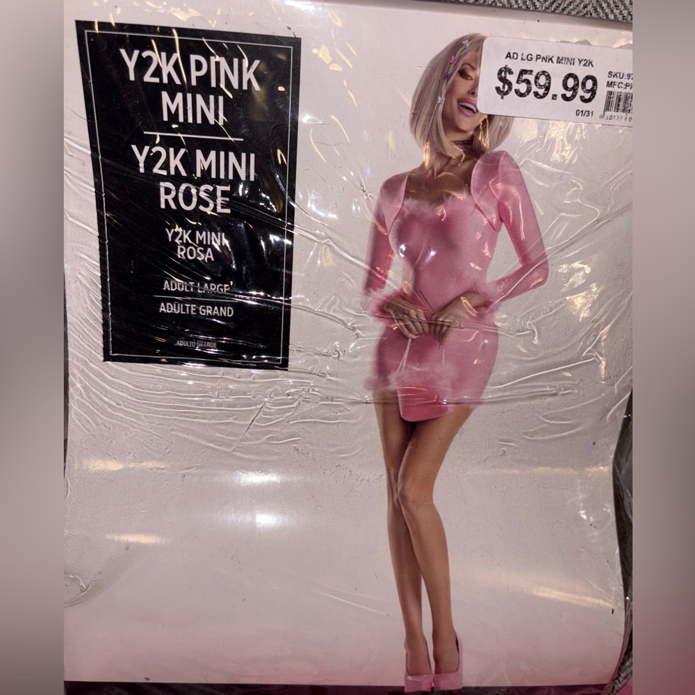 Y2K Mini Pink Halloween costume